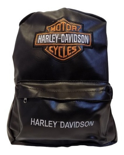  Mochilas Harley Davidson Cuero Bordadas Motos Que Sea Rock