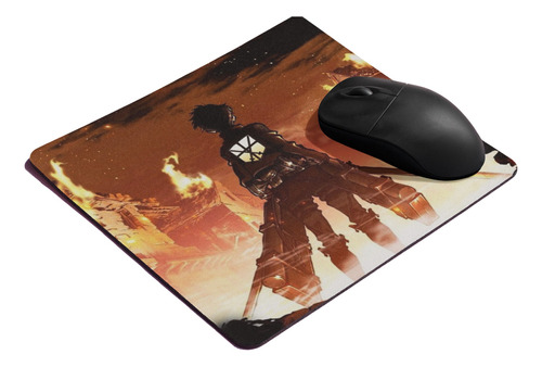 Mousepad Anime Attack Titan Eren 3 Alfombrilla Tapete 