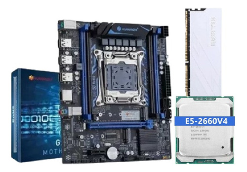 Kit X99 Huananzhi P4f + Xeon 2660v4 + 16gb Ddr4 3200 Kllisre