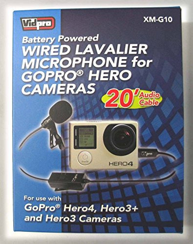 Micrófono Lavalier Xm-g10 Para Gopro Hero3/hero3+/hero4