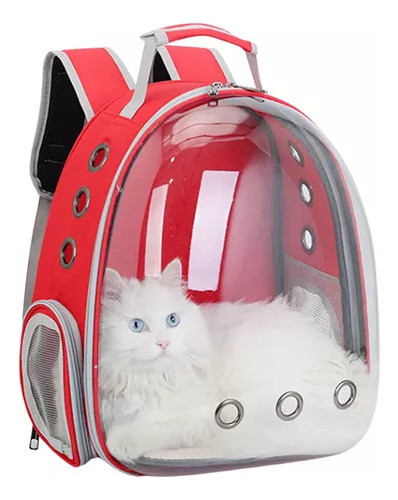 Mochila Para Mascotas, Visión Panorámica, Astronauta, Gato Y