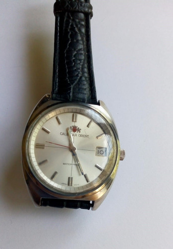 Reloj De Orient Calendario De Hombre A Cuerda Vintage.