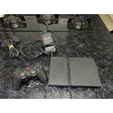 Sony Playstation 2 Slim Scph-70001 - Funcionando Fotos Reais