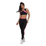 Kit Conjunto Fitness Feminino Roupa Academia Legging  E Top