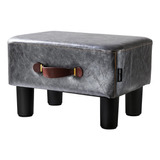 H&b Luxuries Footstool Small Ottoman, Pu Leather Small Otto.