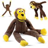 Brinquedos Mordedor Pet Caes Macaco Pelúcia 10 Unid. Atacado
