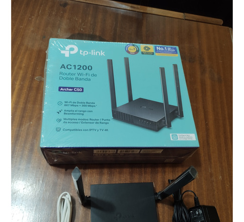 Router Wifi Tp-link Archer C50 Dual Band Ac1200 867/300mbps
