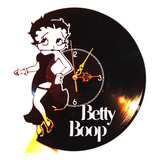 Reloj En Disco De Vinilo Lp / Betty Boop