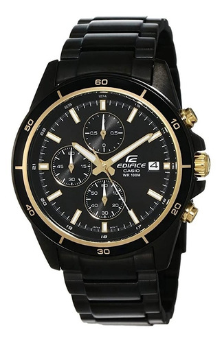 Reloj Casio Edifice Efr 526bk 1a1 Para Caballero