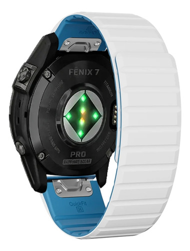 Para Garmin Fenix 7 7x Correa Magnética De Silicona