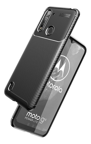 Qwyj Funda Para Moto G8 Power Lite Case Carcasa Uso Rudo