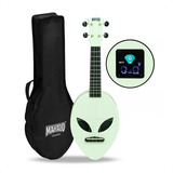 Ukelele Electroacustico Mahalo Alien Eq Afinador Funda Pua