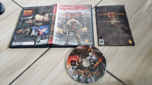God Of War 2 Falta O Disco 1 Do Playstation 2 Mídia Física. 
