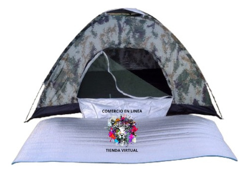 Carpa Militar Para 3 Personas Mas Colchoneta Yumbolon 