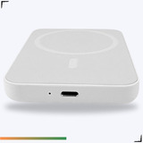 Magsafe Carregador Por Indução Sem Fio Portatil 5000mah Cor Cor Branco