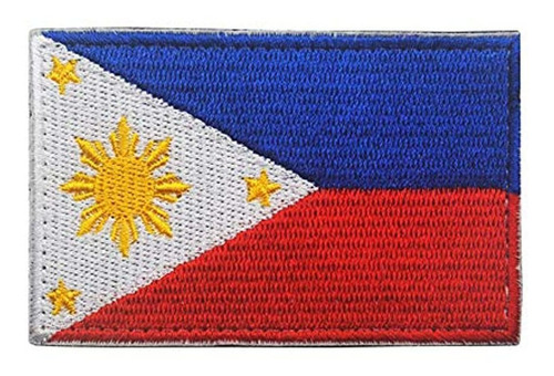 Parche De Bandera De Filipinas Para Coser Parches Militares