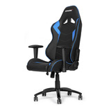 Silla De Escritorio Akracing Octane Gamer Ergonómica  Negra Y Azul Con Tapizado De Cuero Sintético