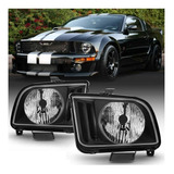 Ford Mustang 2005 - 2009 Juego Faros De Fondo Negro