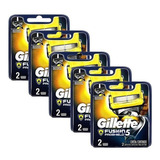 Gillette Fusion Proshield Pack 5 Unidades = 10 Cargas