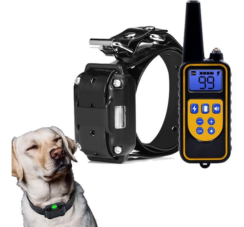 Mascota Perro Choque Eléctrico De Entrenamiento Collar Imper