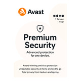 Antivirus Avast Premium Security -  1 Dispositivo - 1 Año   