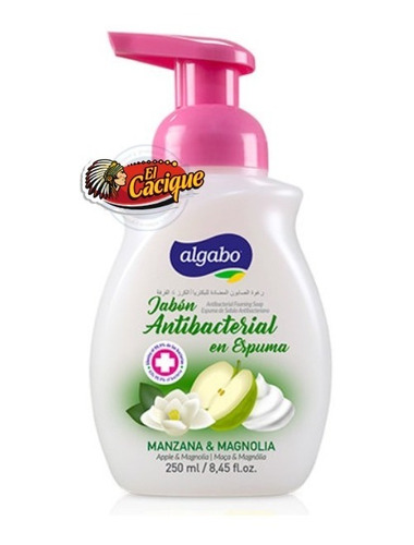 Jabon Antibacterial Espuma Dosificador 250cc Algabo (7184)