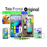 Tela Frontal Original Moto G100/ Xt2125)+películ3d+capa+cola