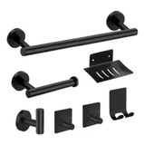 Set Accesorios Para Baño X 7 Piezas Acero Inoxidable