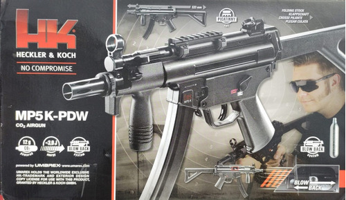 Co2 Rifle Blowback Umarex Hk Mp5 K-pdw