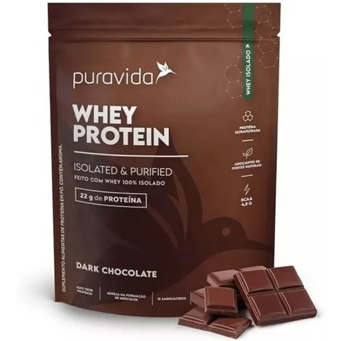 Whey Protein Isolado - Puravida 450g