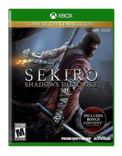 Sekiro Shadows Die Twice  Game Of The Year Xbox One Físico