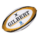 Pelota Rugby Midi Gilbert Oficial Colección Naciones Uar Color Amarillo Negro