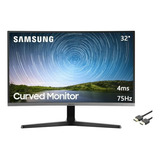 Monitor Samsung 32  Curvo Full Hd, 75hz, 4ms, Amd Freesync, 