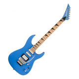 Guitarra Jackson Dinky Dk3xr M Hss De La Serie X Color Azul Material Del Diapasón Arce Orientación De La Mano Diestro