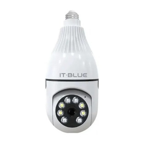 Lâmpada Câmera Ip Wifi Panorâmica Espiã It-blue Sc-b14