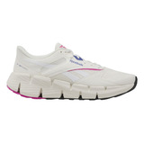 Tenis Reebok Zig Dynamica 5 Para Correr Beige Mujer