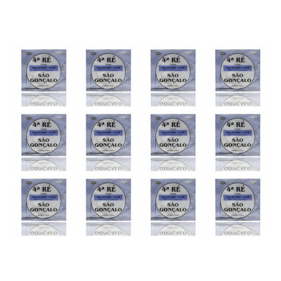 Corda Avulsa Para Violão Folk Aço 4ª Ré 0,76mm Kit C/ 12un