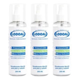 Antitranspirante En Spray Lodoal 195ml Eucalipto Pack De 3u