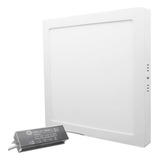 Painel Plafon Led Sobrepor 24w 30cm Quadrado Branco Neutro Cor Branco/neutro Bivolt