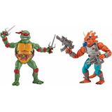 Playmates Muñecos Las Tortugas Ninja Raphael Vs Triceraton