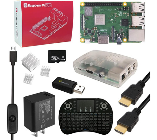 Kit De Inicio Para Raspberry Pi 3 B+ Model B Plus Con Mini W