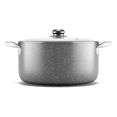 Lamex Olla Antiadherente Interior Stone 360° 28 Cm 7.5 L Gris