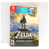 Zelda Breath Of The Wild Explorer Guide Mapa Nintendo Switch