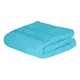 Toalla De Baño Completo 150x80cm - 600gr Suave Y Absorbente Color Azul Claro 8 Liso