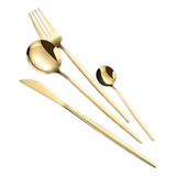 Utensílio Portátil De 4 Peças Travel Silverware Aureate [u]