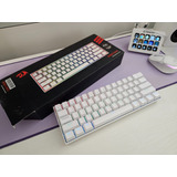 Teclado Bluetooth Redragon Draconic Blanco Con Rgb Usado