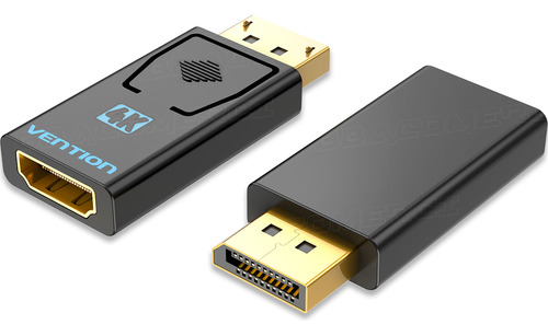 Adaptador Displayport Para Hdmi Conversor 4k 30hz Tv Monitor