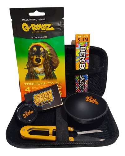 Kit Bag Blunt Super C/ Cuia E Slick E Seda King Size G-rollz