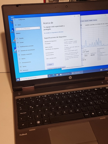 Note Hp Pro6560b I5 8gb Ram 500gb, Docking 2 Cargadores W10