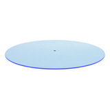 Tapete Giratorio Record Player Slipmat, Acrílico Transparent